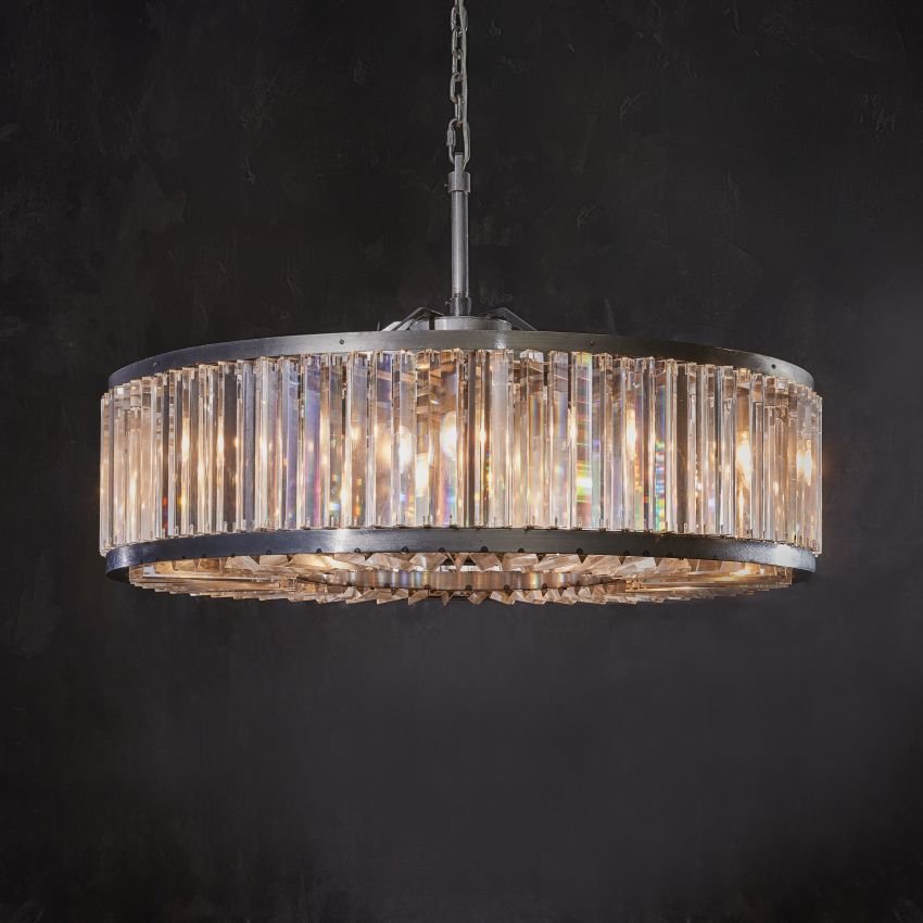 Lito Round Chandelier - lampmodern