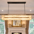 Livage Lueur Rectangular Chandelier - lampmodern
