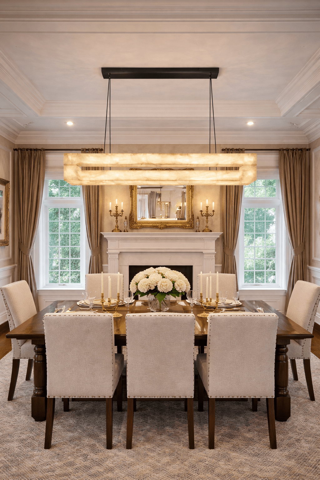 Livage Lueur Rectangular Chandelier - lampmodern