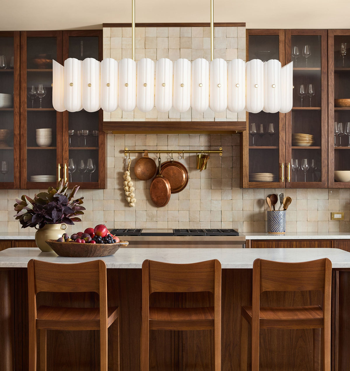 Lorna LED Linear Chandelier 55" - lampmodern