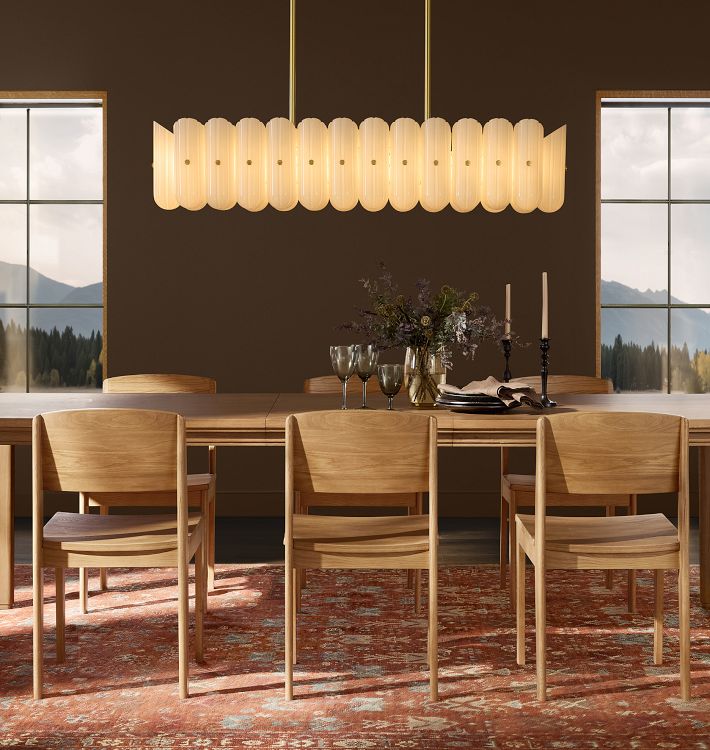 Lorna LED Linear Chandelier 55" - lampmodern