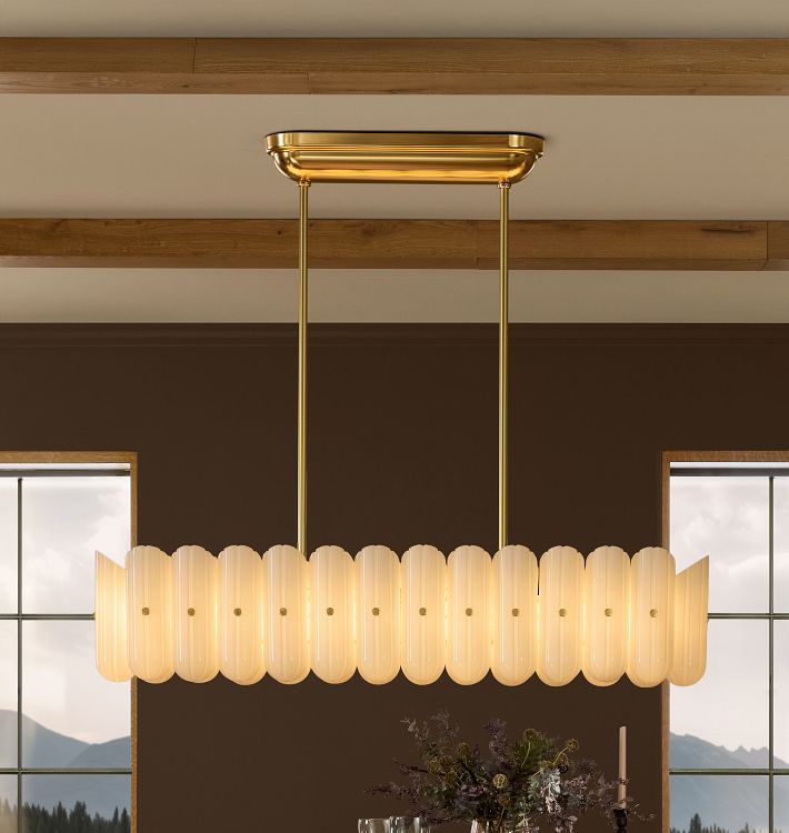 Lorna LED Linear Chandelier 55" - lampmodern