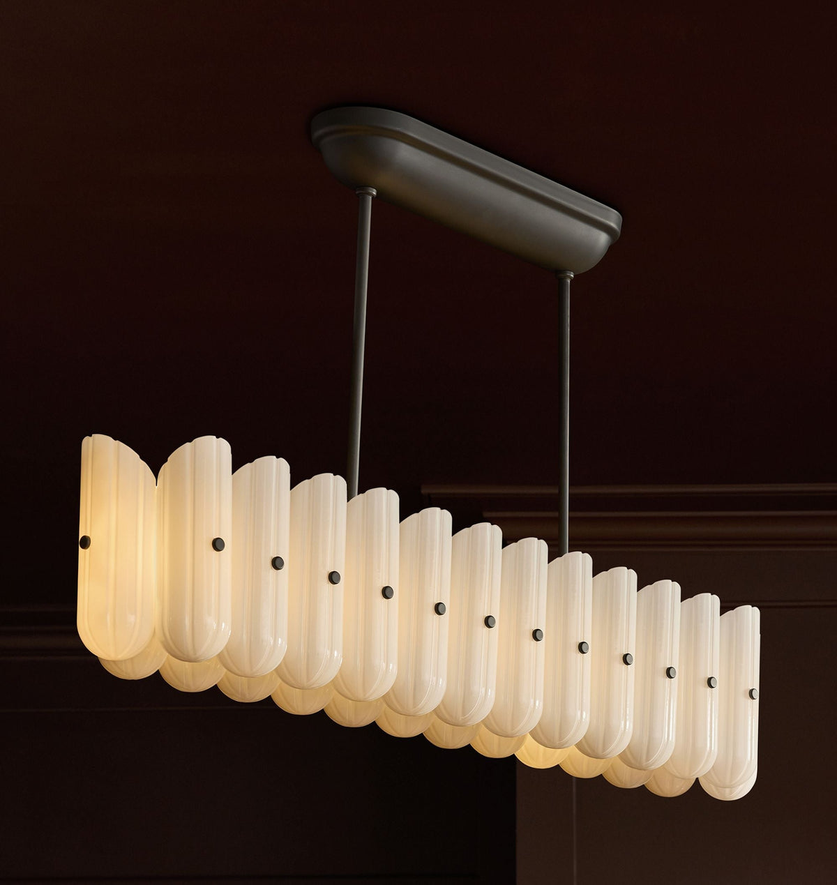 Lorna LED Linear Chandelier 55" - lampmodern