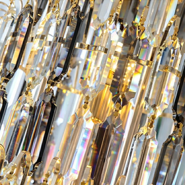 Luxury Large Foyer Staircase K9 Crystal Chandelier Long Ceiling Lighting Fixture For Living Room Hall - lampmodern