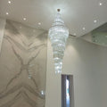 Luxury Spiral Crystal Chandelier for High - ceiling/Foyer/Staircase - D31.5