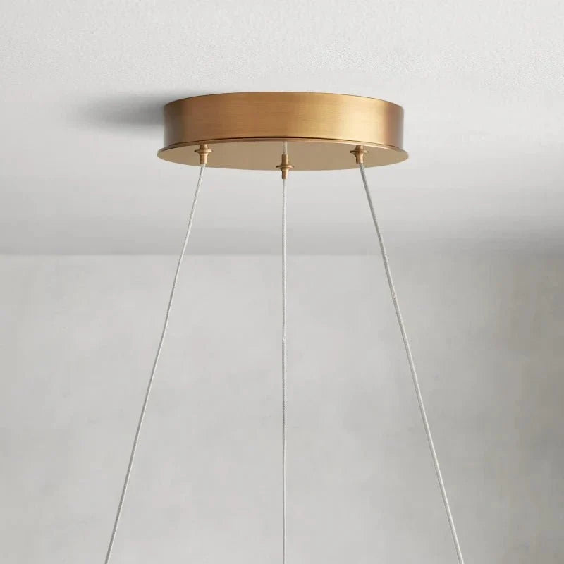 Lyla 2 - Tiered Halo Chandelier - lampmodern