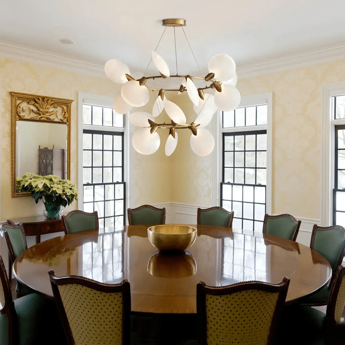 Lyla 2 - Tiered Halo Chandelier - lampmodern