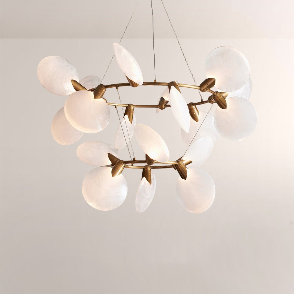 Lyla Floating Disc Chandelier - lampmodern
