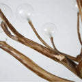 Madelyn Rustic Branch Chandelier Frosted/Clear Ball - Frosted BallWarm White 3000K28lampmodern