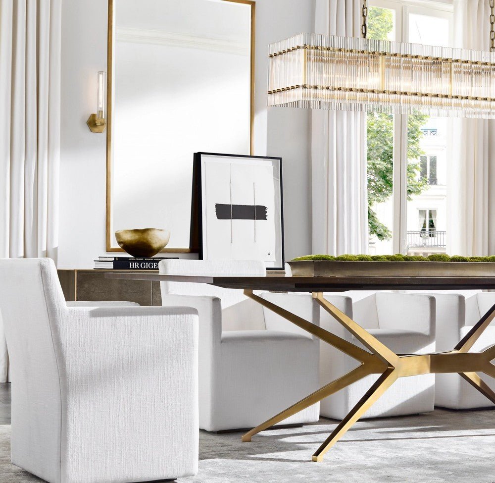 Marquis Rectangular Chandelier 54" - lampmodern
