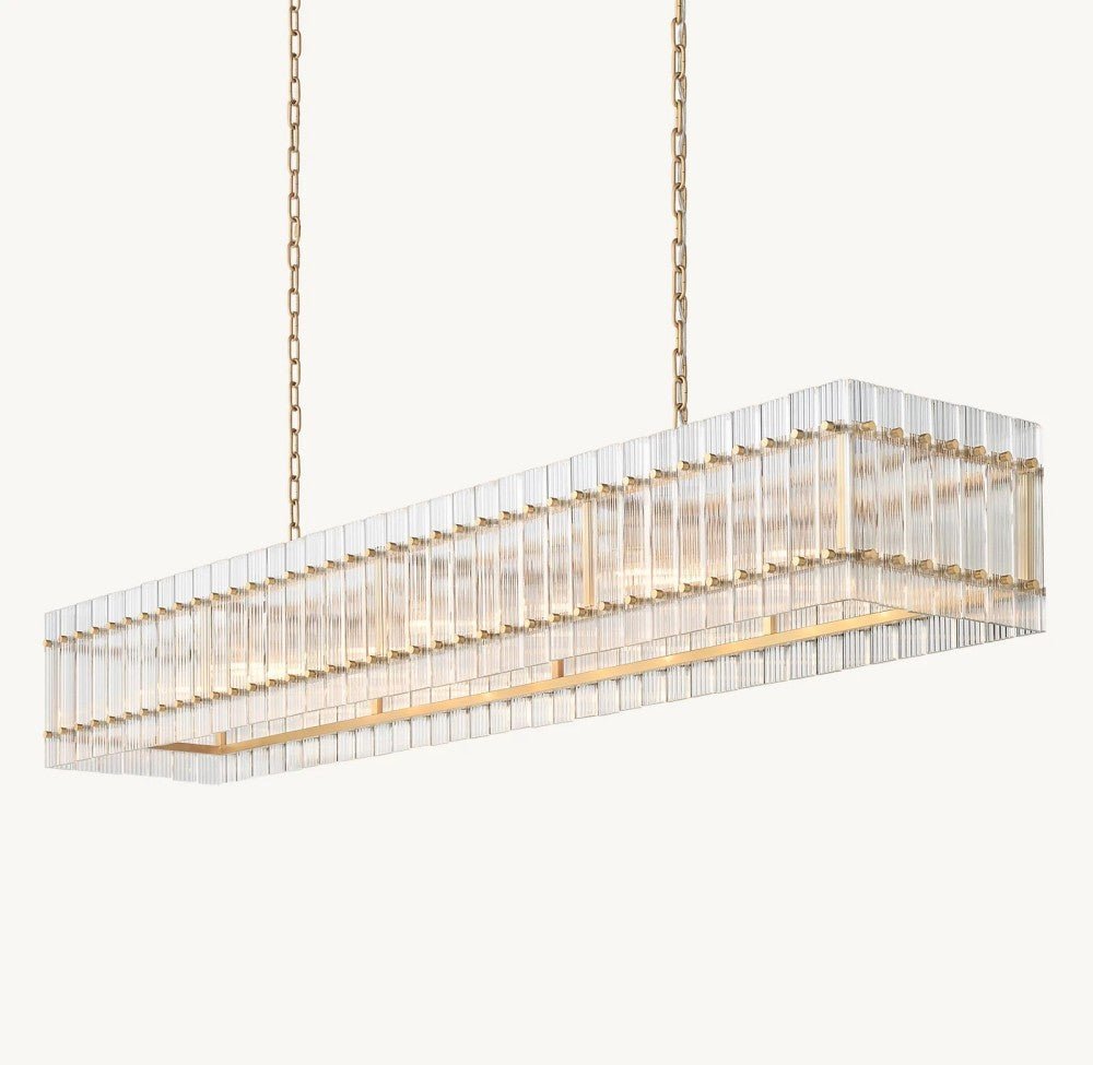 Marquis Rectangular Chandelier 72" - lampmodern