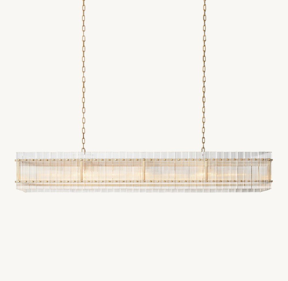 Marquis Rectangular Chandelier 72" - lampmodern