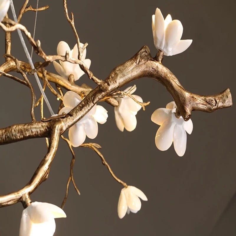 Minas Rustic Tree Branch Chandelier - Black47.24” ( 120 cm )Warm White 3000Klampmodern