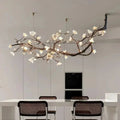 Minas Rustic Tree Branch Chandelier - Black47.24” ( 120 cm )Warm White 3000Klampmodern