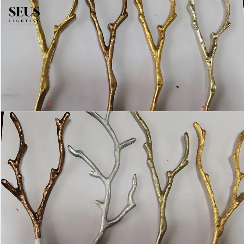 Minas Rustic Tree Branch Chandelier - Black47.24” ( 120 cm )Warm White 3000Klampmodern