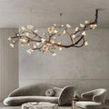 Minas Rustic Tree Branch Chandelier - Black47.24” ( 120 cm )Warm White 3000Klampmodern
