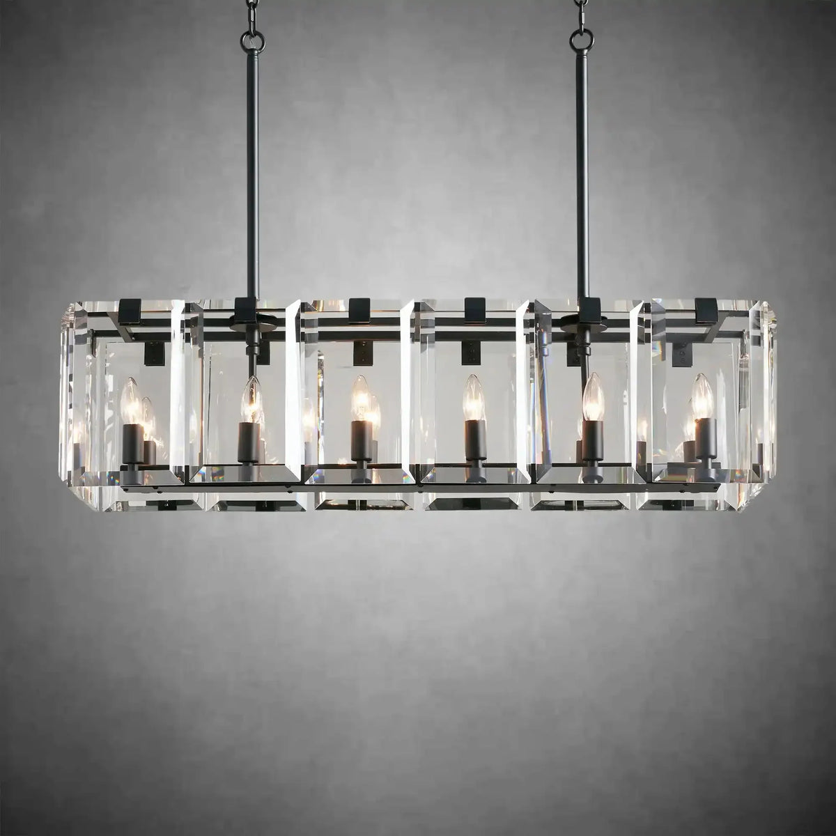 Modern Amaya Rectangular Chandelier - lampmodern