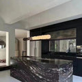 Modern Linear Natural Crystal Stick Chandelier - L47.2
