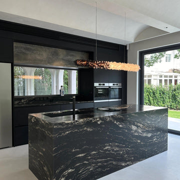 Modern Linear Natural Crystal Stick Chandelier - L59.1"*H6.3"Warm Lightlampmodern