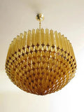 Murano Glass Chandelier – Amber - lampmodern