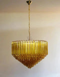 Murano Glass Chandelier – Amber - lampmodern