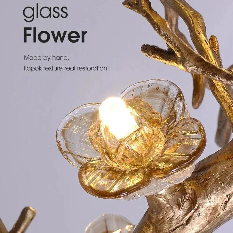 Noa Flower Branch Chandelier - L47.24” (120 cm)Warm White 3000Klampmodern
