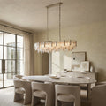 Nova Crystal Prism Linear Chandelier - lampmodern