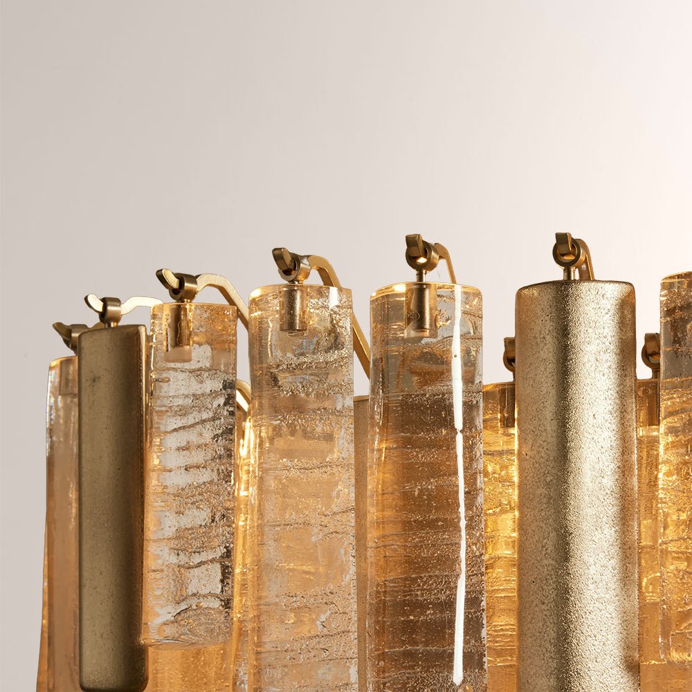 Nova Crystal Prism Linear Chandelier - lampmodern