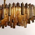 Nova Crystal Prism Linear Chandelier - lampmodern