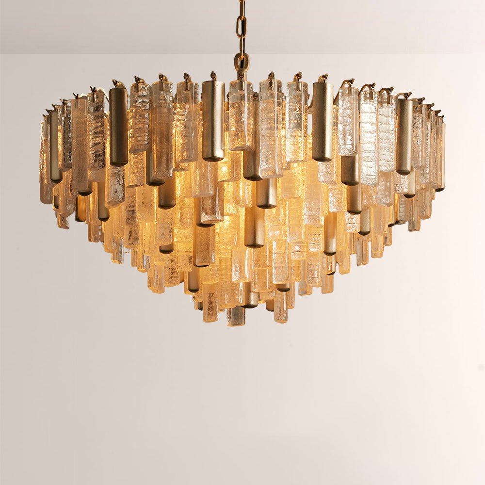 Nova Crystal Prism Round Chandelier - lampmodern