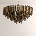 Nova Crystal Prism Round Chandelier - lampmodern