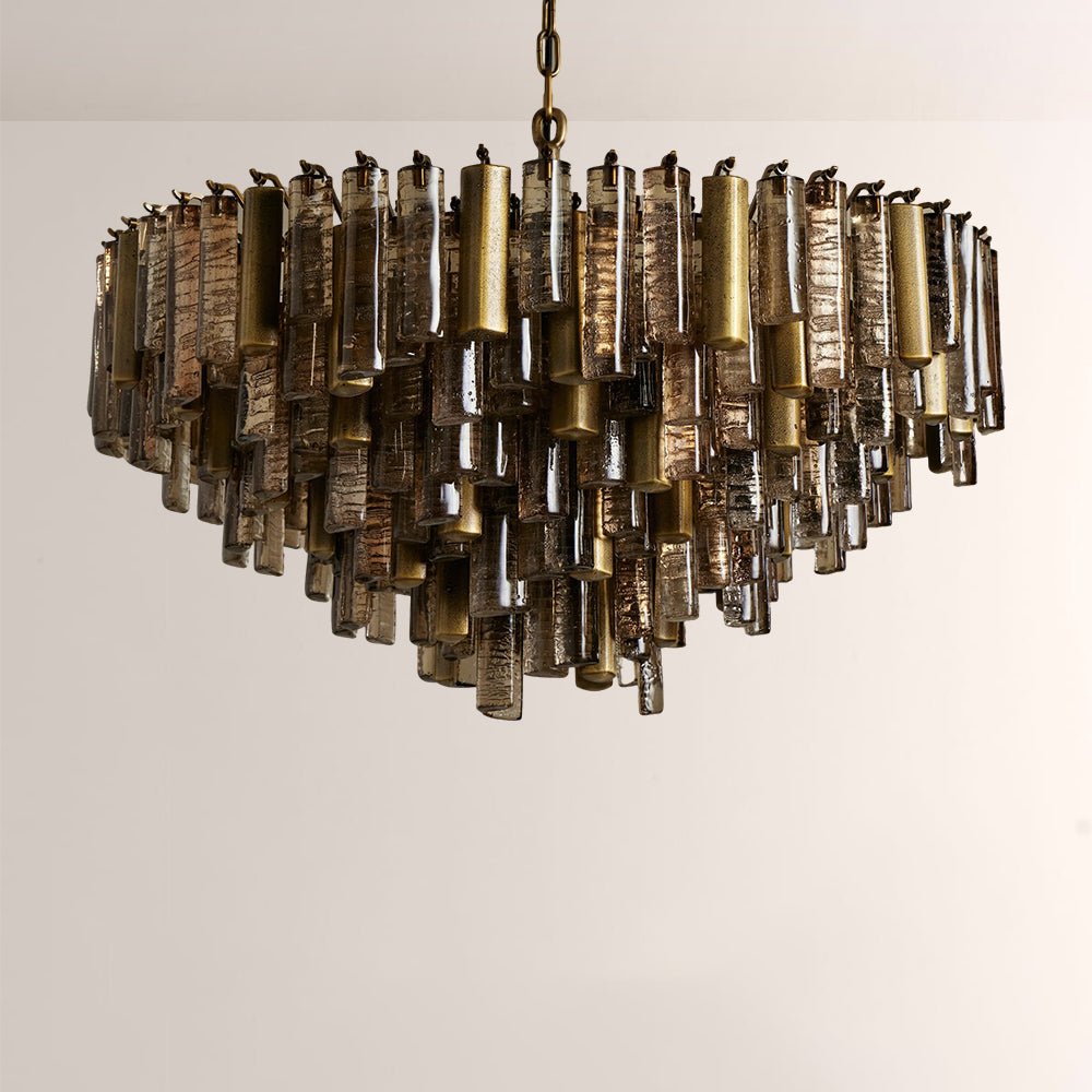 Nova Crystal Prism Round Chandelier - lampmodern