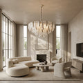 Nova Crystal Prism Round Chandelier - lampmodern