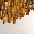 Nova Crystal Prism Round Chandelier - lampmodern