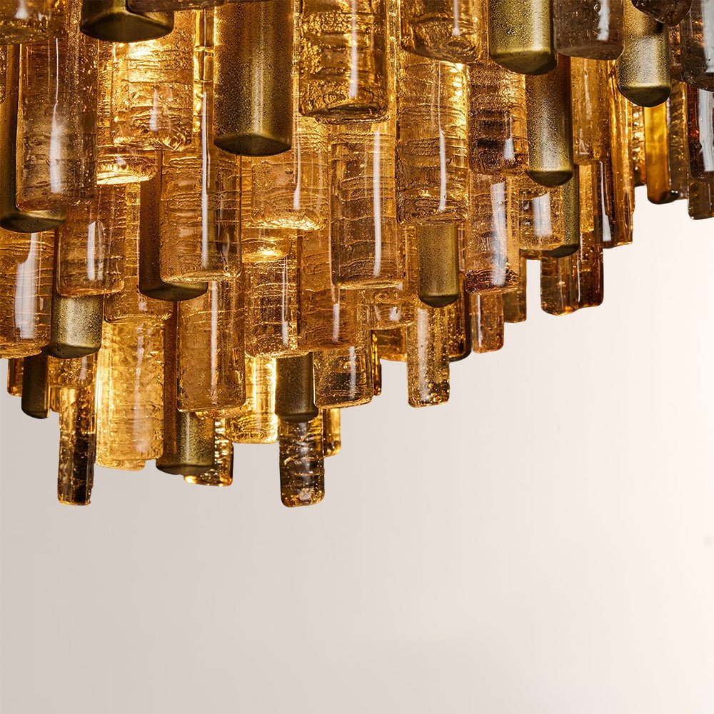 Nova Crystal Prism Round Chandelier - lampmodern