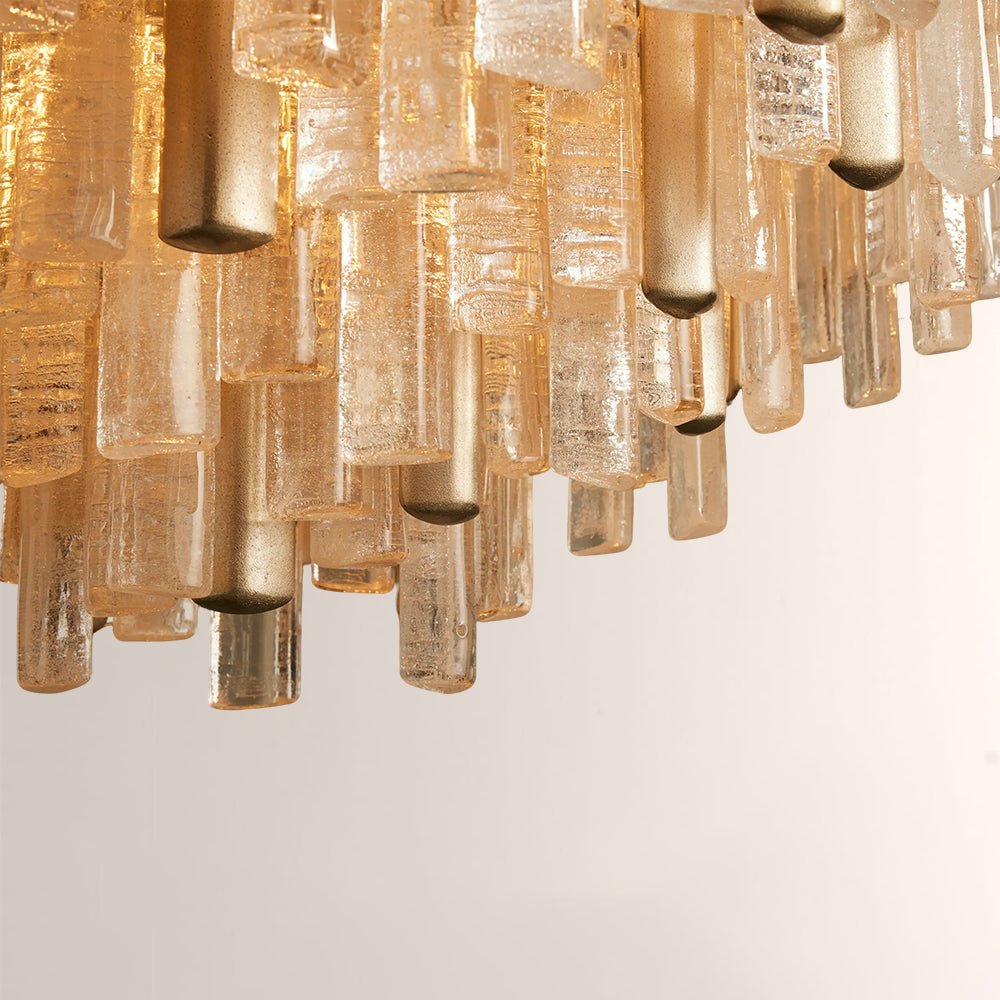 Nova Crystal Prism Round Chandelier - lampmodern