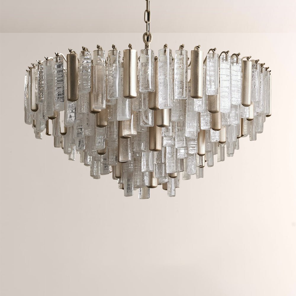 Nova Crystal Prism Round Chandelier - lampmodern