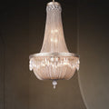 Oversize Modern Metal Art Luxury Crystal Chandelier for Duplex Hall/Staircase/Villa/Foyer - lampmodern