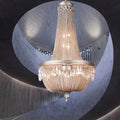 Oversize Modern Metal Art Luxury Crystal Chandelier for Duplex Hall/Staircase/Villa/Foyer - lampmodern