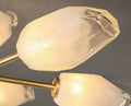Oversized Modern Sputnik Facet Multiple Glass Chandelier for Living Room/Bedroom - lampmodern