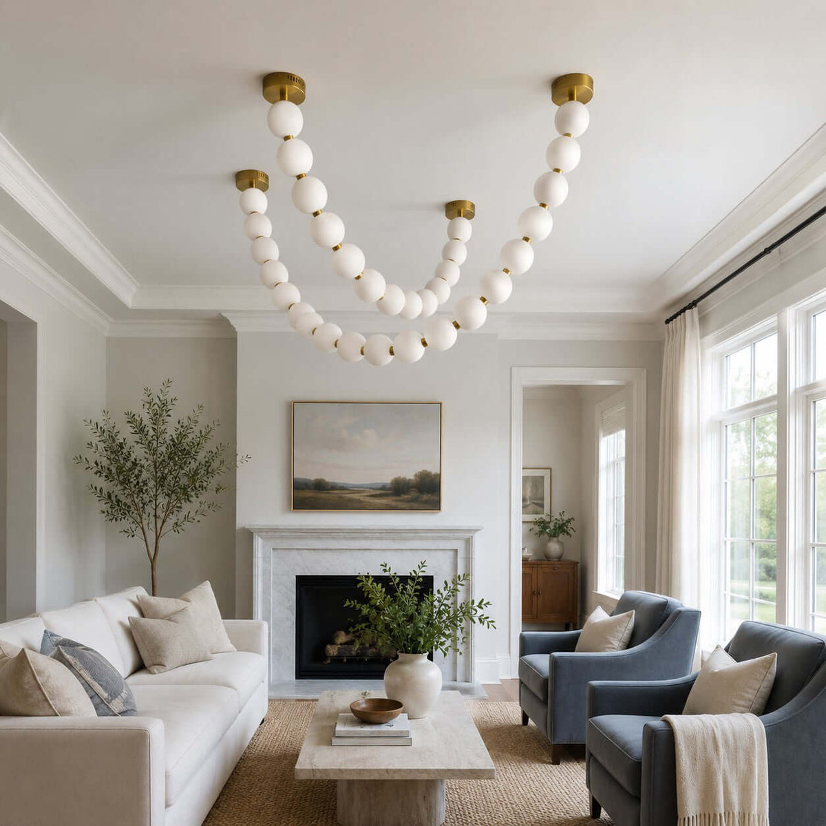 Perlina Necklace Combination Chandelier - lampmodern