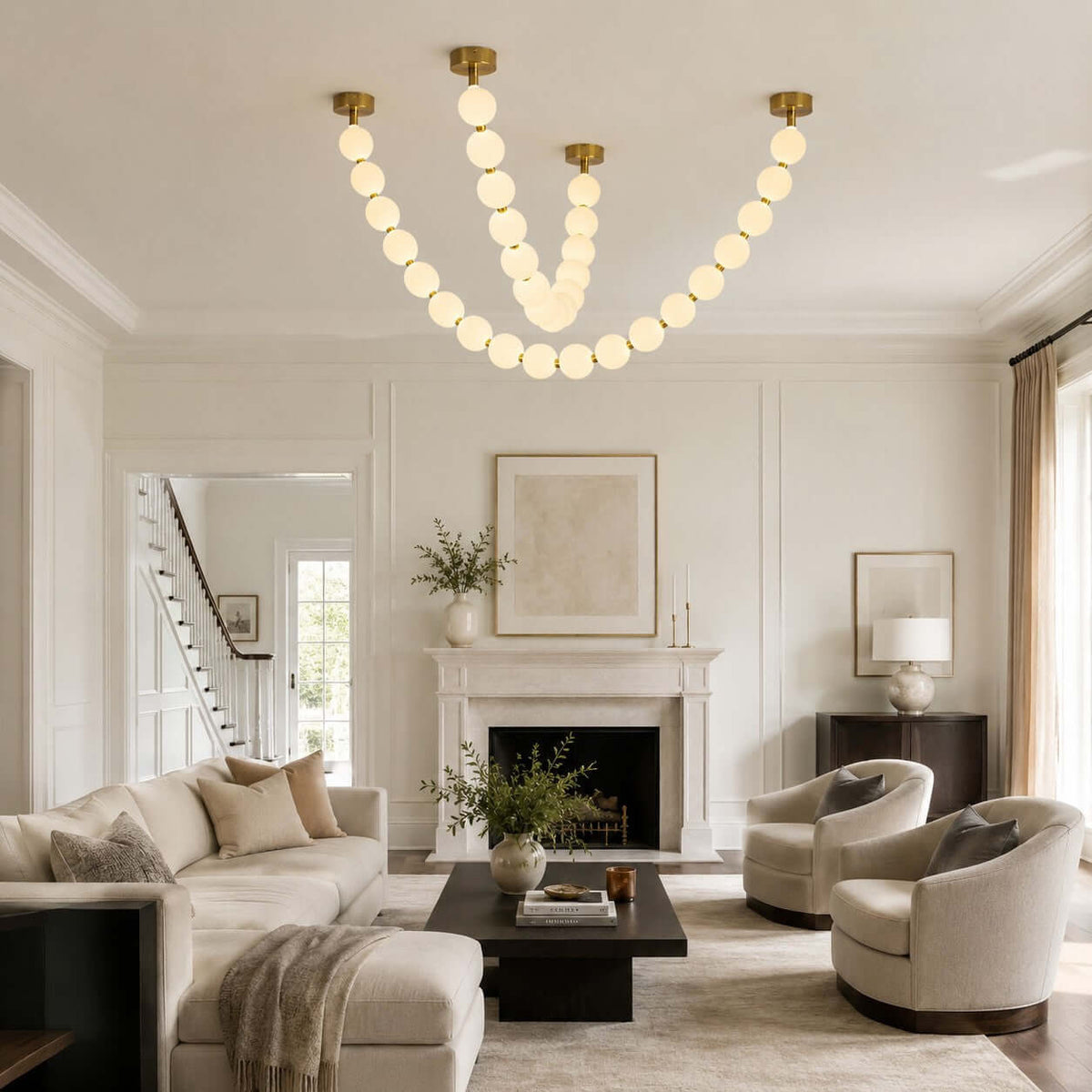 Perlina Necklace Combination Chandelier - lampmodern