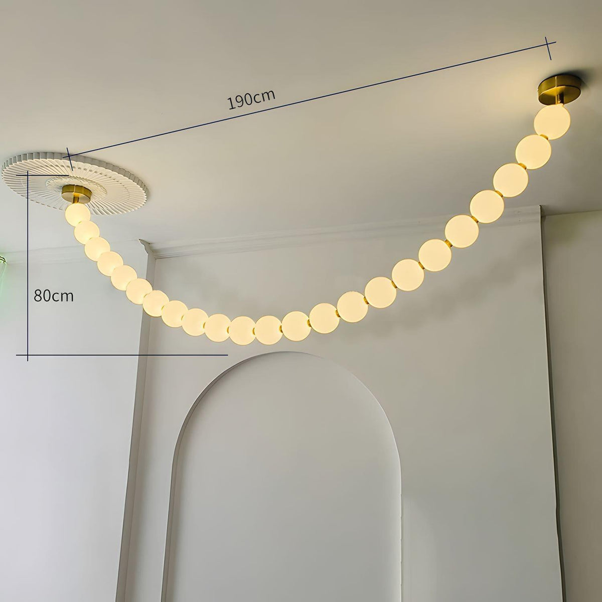 Perlina Necklace Combination Chandelier - lampmodern