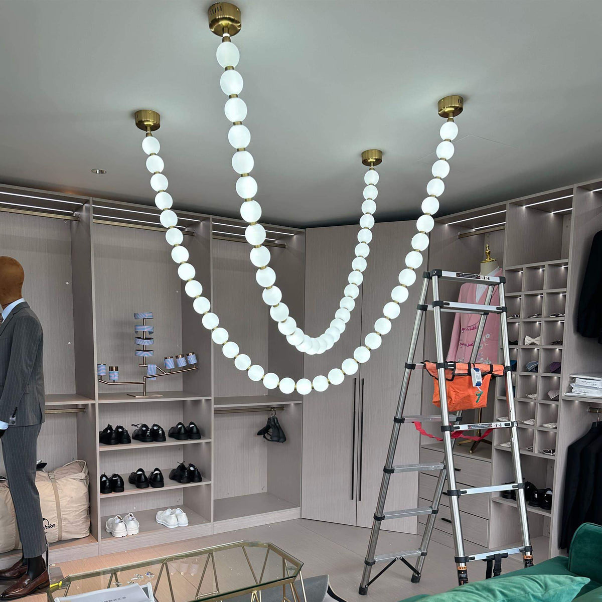 Perlina Necklace Combination Chandelier - lampmodern