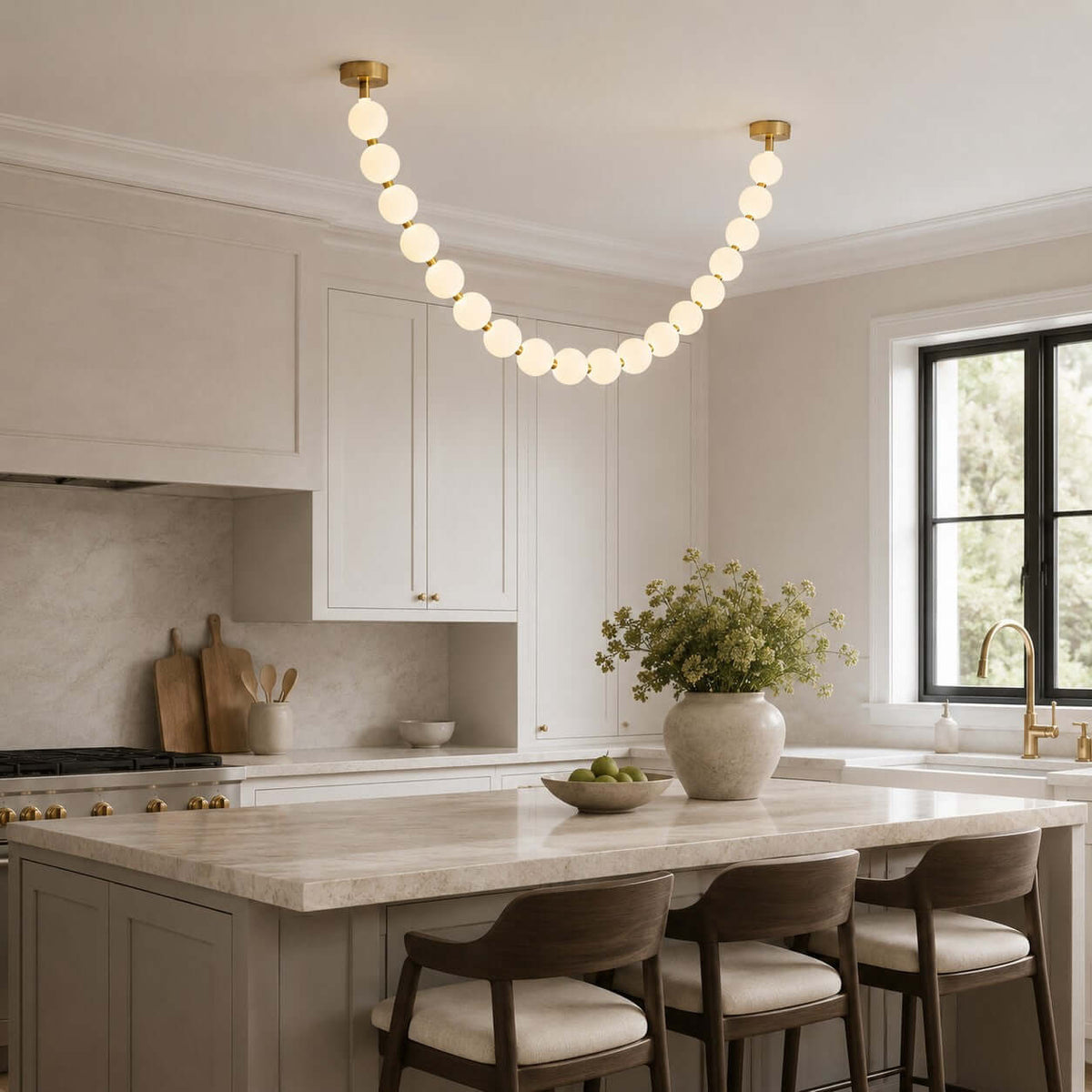Perlina Necklace Combination Chandelier - lampmodern