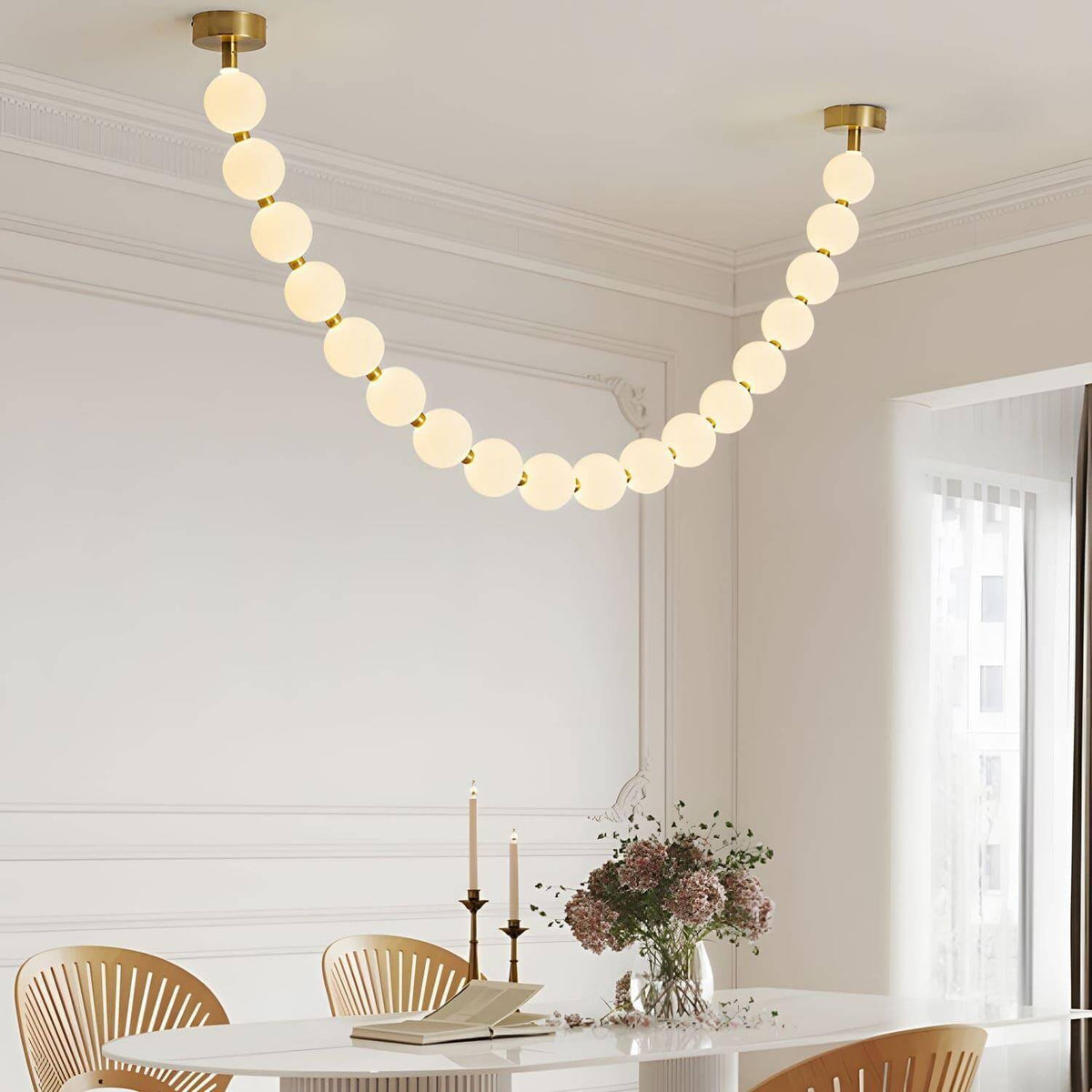 Perlina Necklace Combination Chandelier - lampmodern