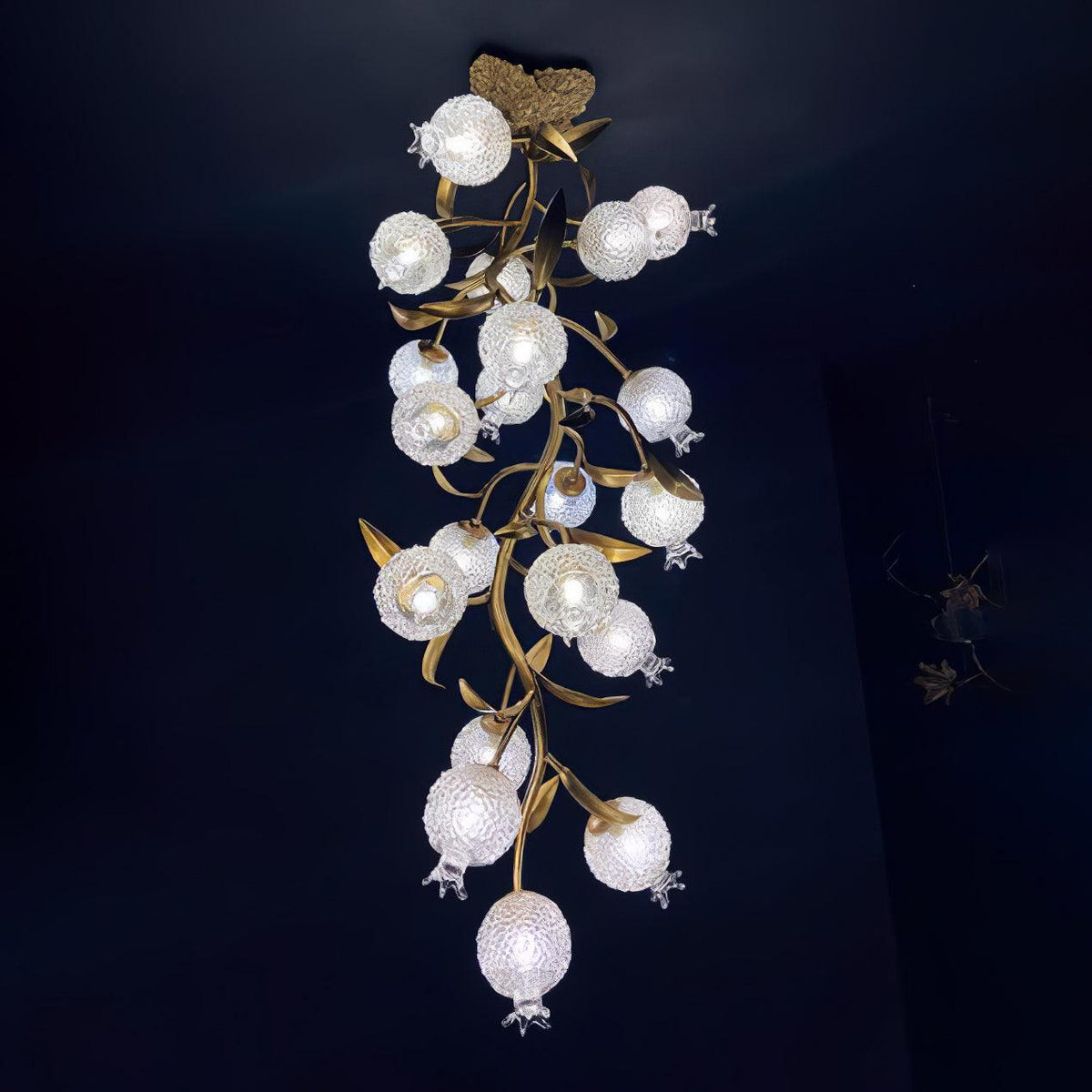 Pomegranate Brass Branch Chandelier - ∅ 19.7″ x H 51.2″ / Dia 50cm x H 130cmDark Copperlampmodern