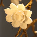 Post - Modern Art Brass and Ceramics Flower Pendant Branch Chandelier for Living/Dining Room - lampmodern