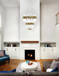 Post - modern Simple Light Luxury 3 - Tier Round Glass Tubes Chandelier - lampmodern