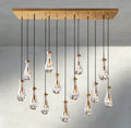 Raindrop Rectangular Chandelier 54